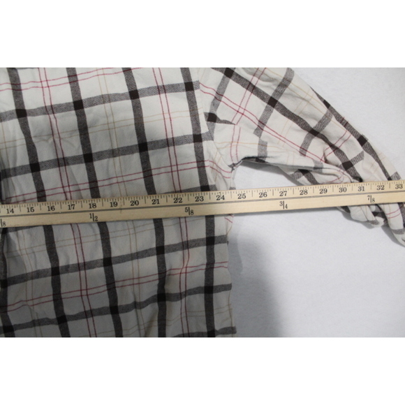 St. John Bay Men Button Down White Gray Size XXL - Picture 5 of 7